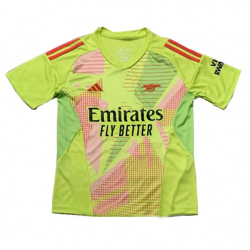 Fotbalové Dres Arsenal Brankářské Domácí 2024-25 Krátký Rukáv